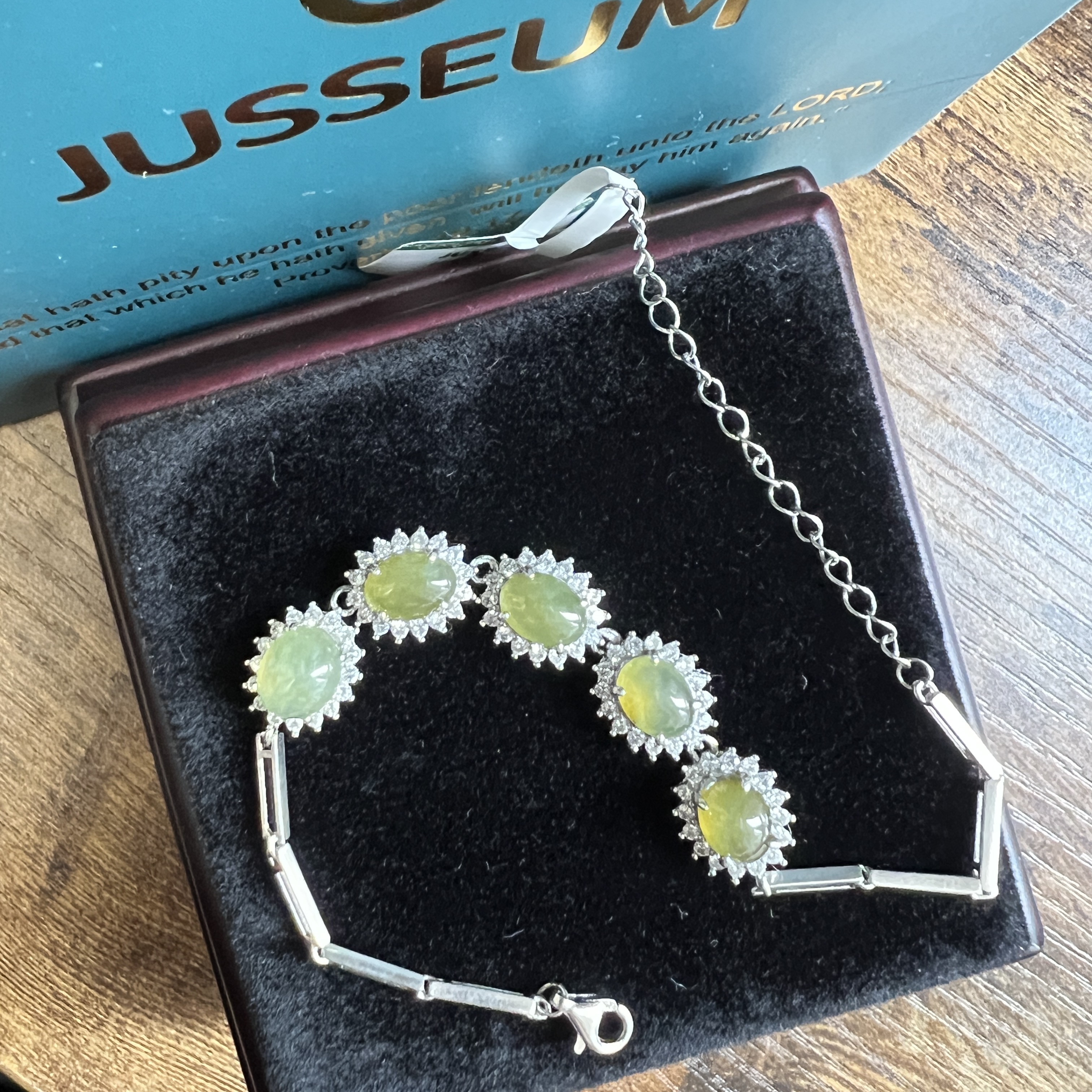 冰細糯種橄欖綠手鍊