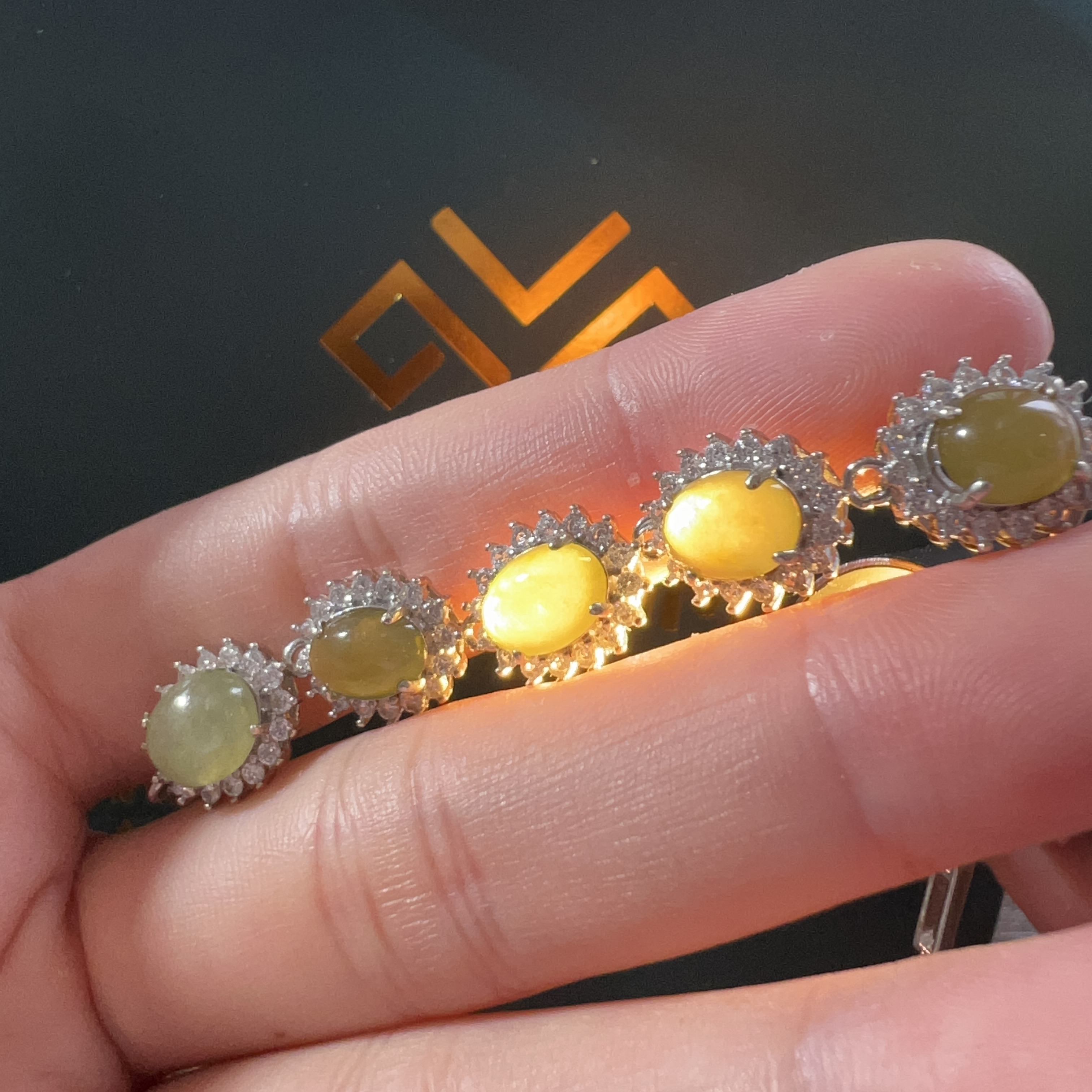 冰細糯種橄欖綠手鍊