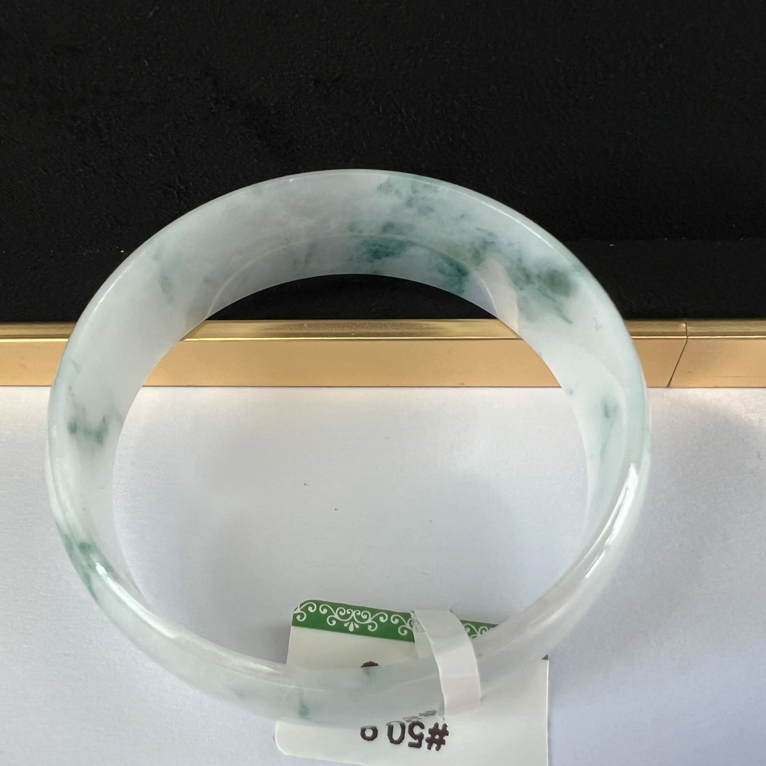 牛奶底飄花童鐲 #51