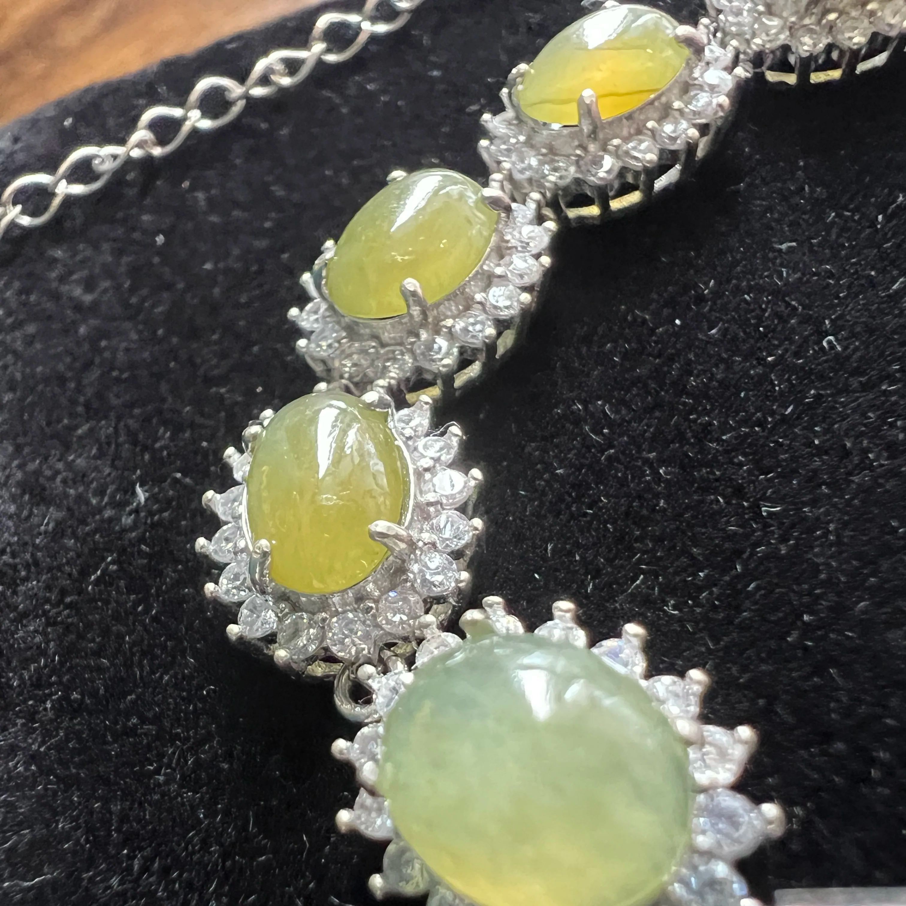 冰細糯種橄欖綠手鍊