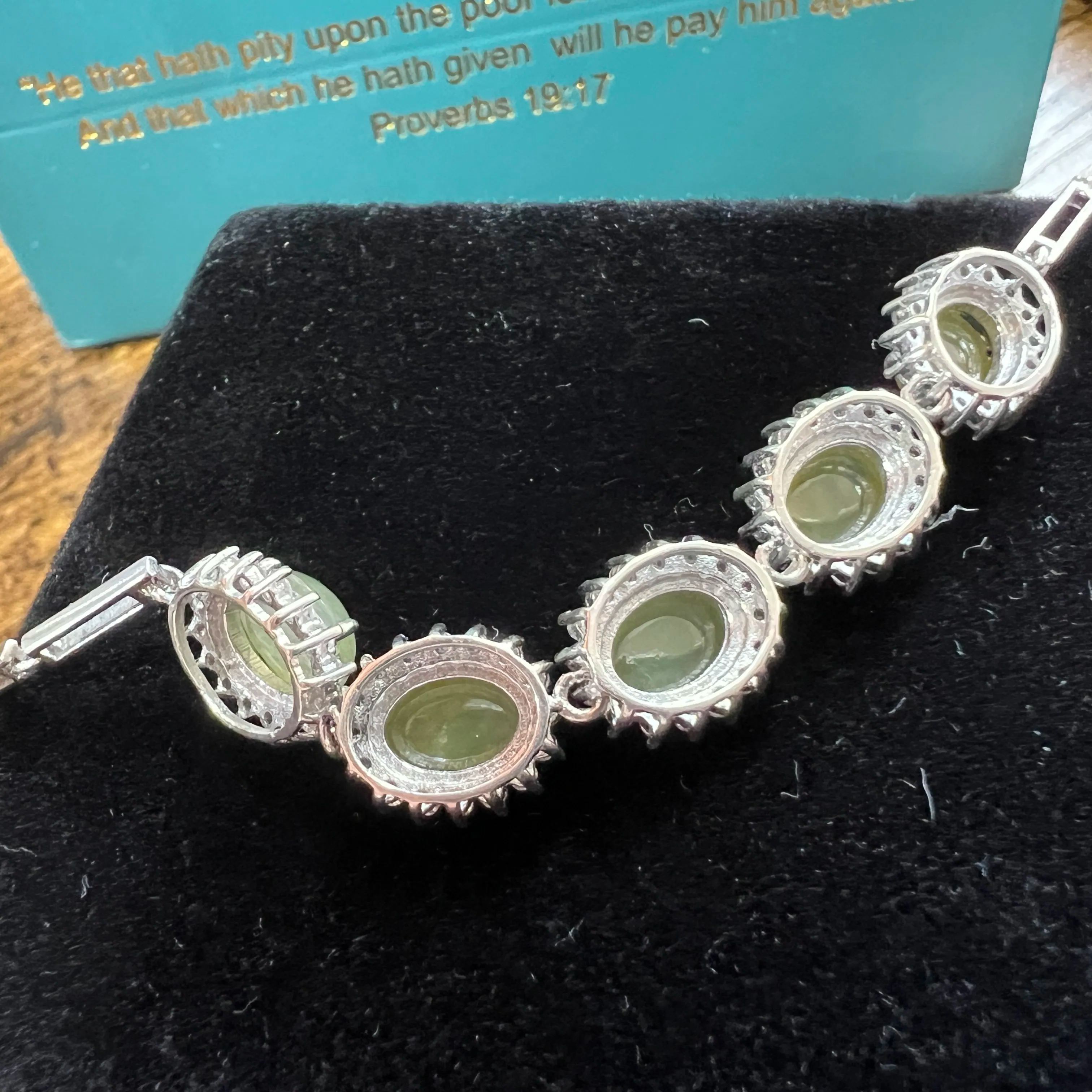 冰細糯種橄欖綠手鍊