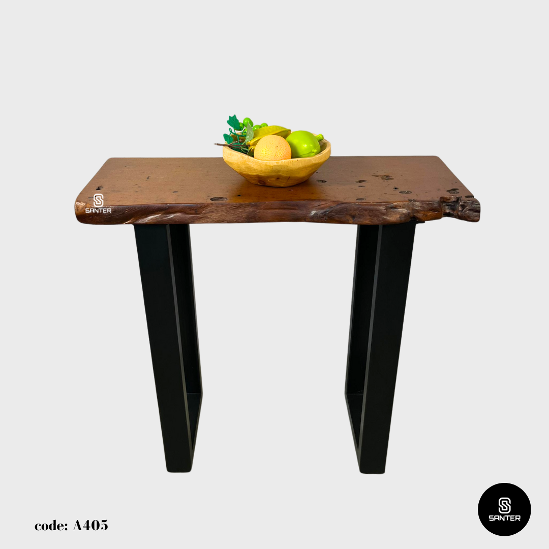 A405. Chengal Emas Solid Wood Console Table / Bar Table