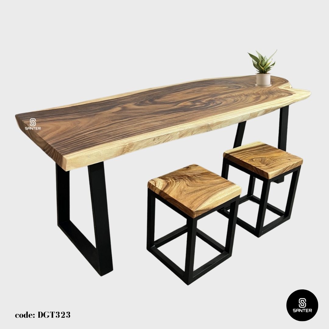 DGT323. Raintree Solid Wood Dining Table / Meeting Table / Office Table / Tea Table (6 seater)