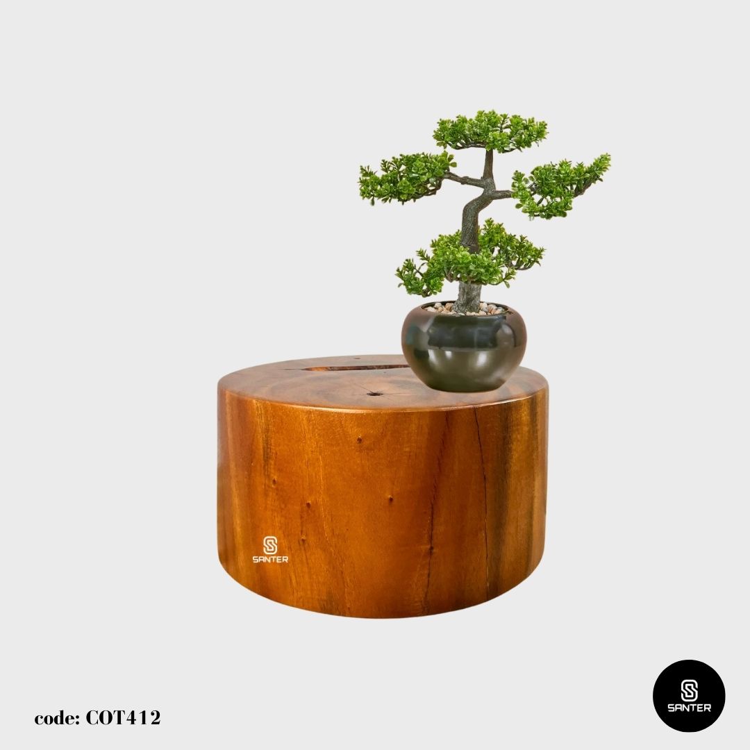 COT412. Mahogany Solid Wood Artistic Base / Wooden Tray / Wooden Base / Plant Tray