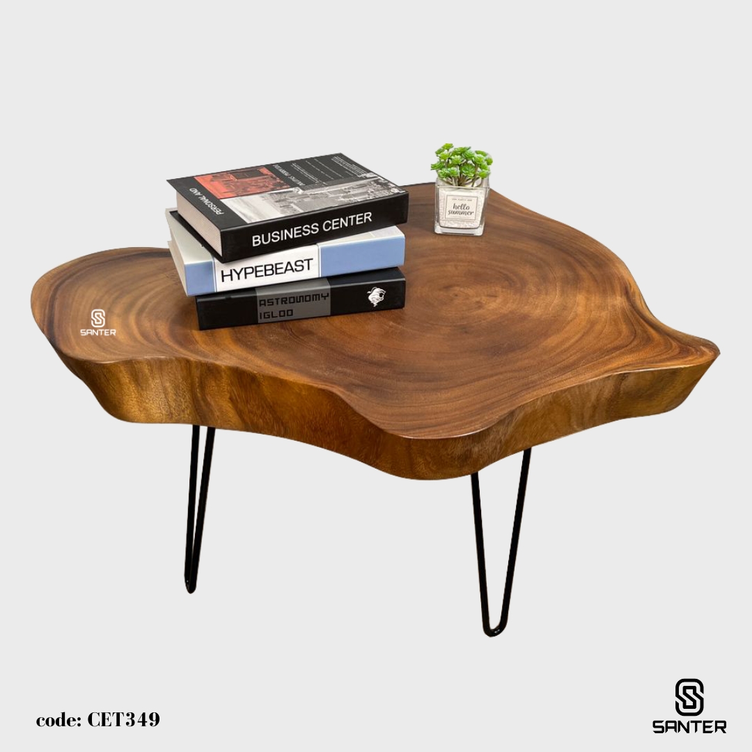 CET349. Raintree Solid Wood Coffee Table/ Side Table