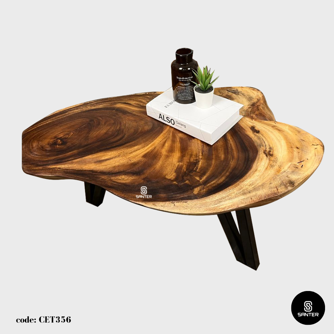 CET356. Raintree Solid Wood Coffee Table / Sofa Table