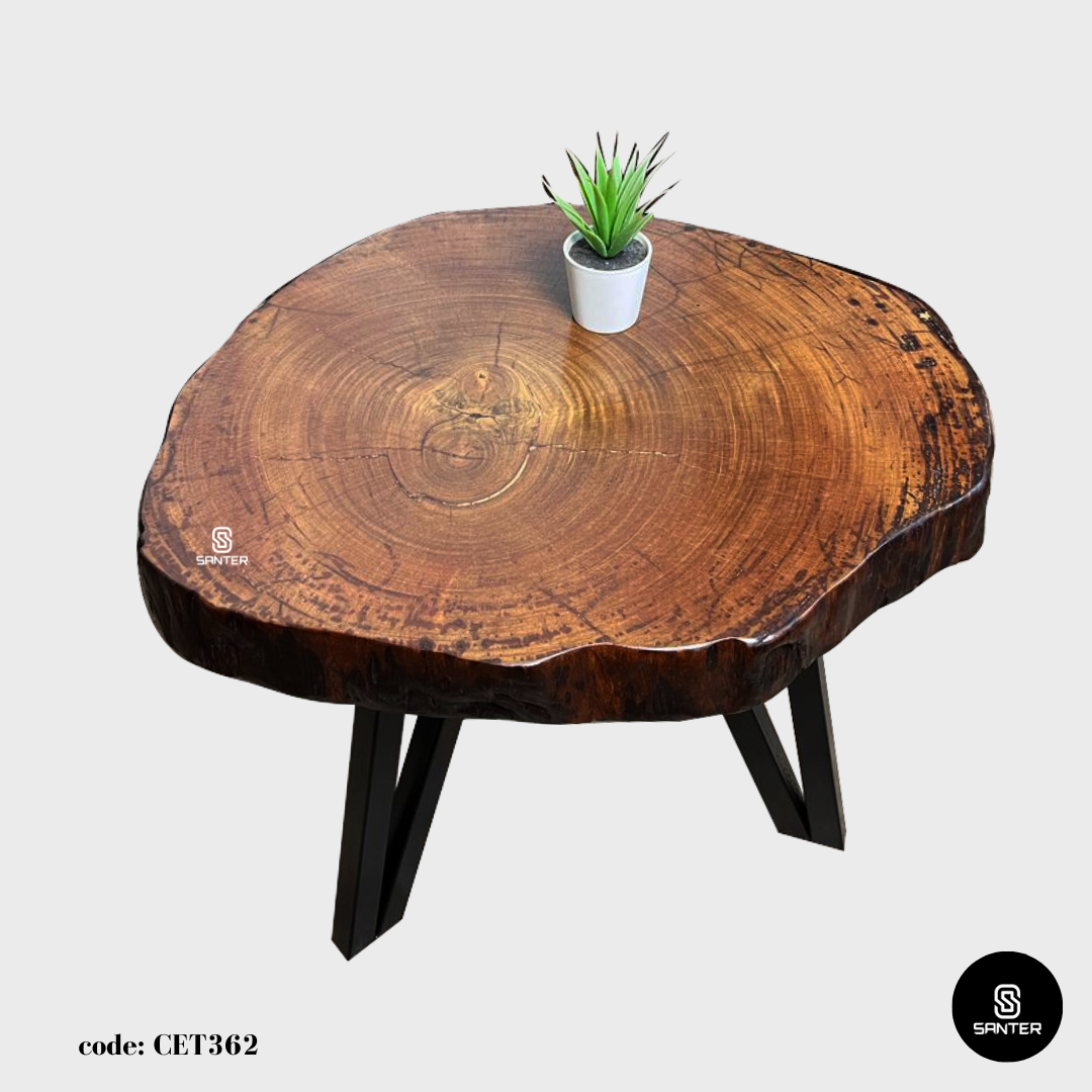 CET362. Chengal Emas Solid Wood Coffee Table/ Sofa Table