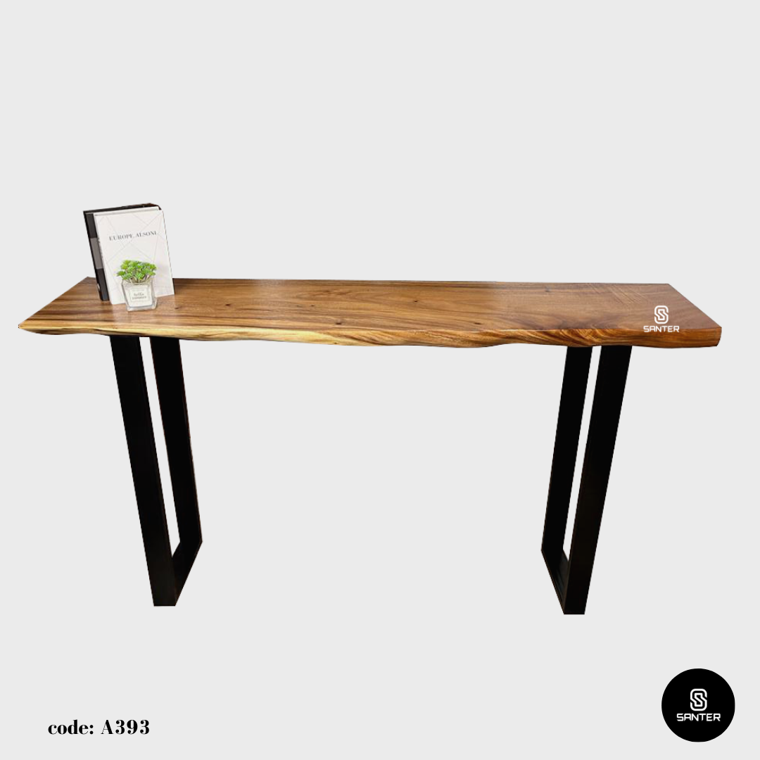 A393. Raintree Solid Wood Bar Table / Console Table