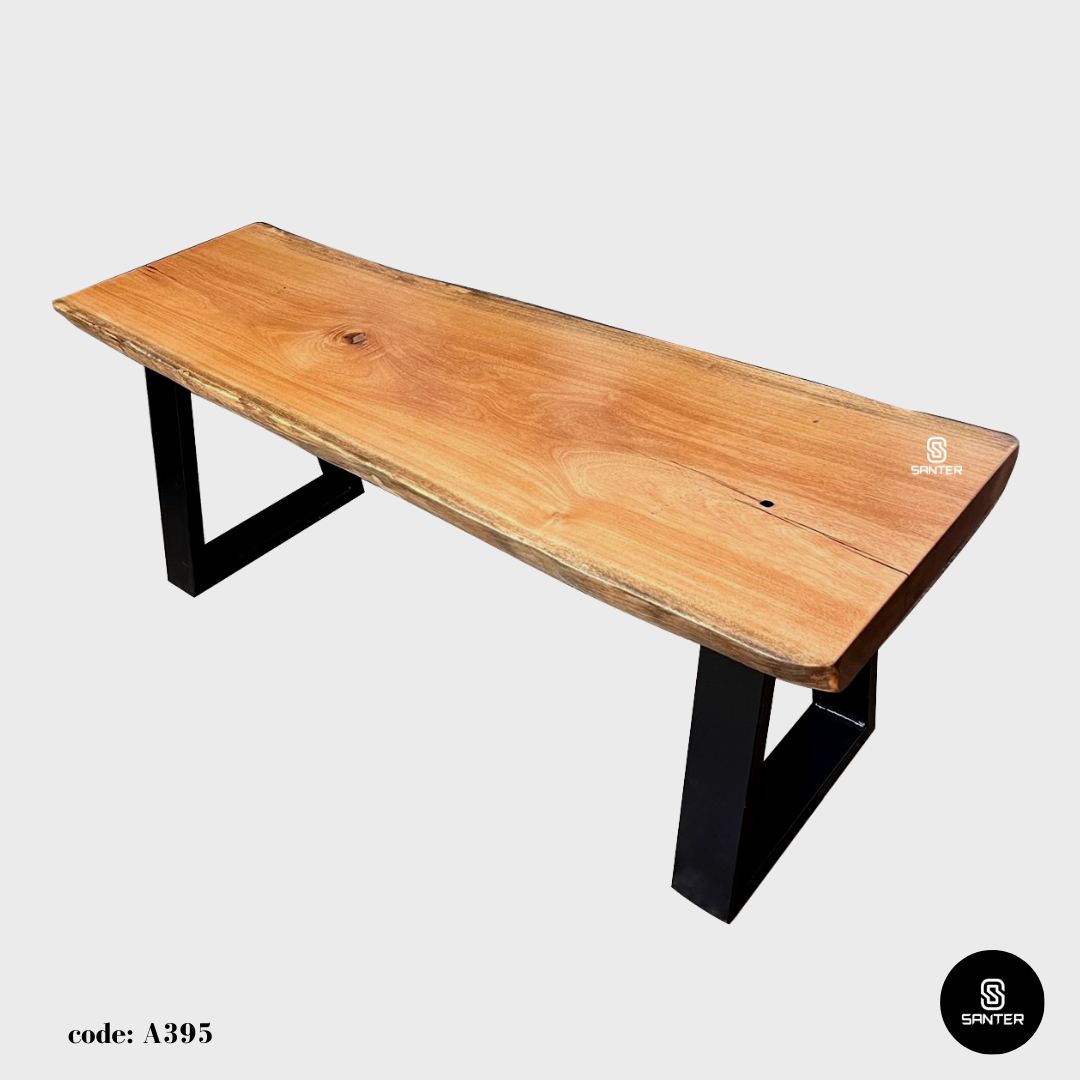 A395. Mahogany (Khaya) Solid Wood Wooden Bench