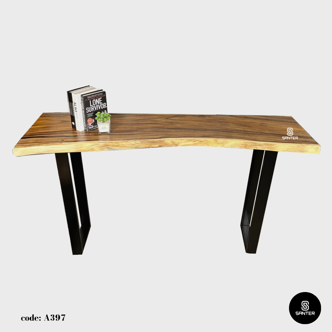 A397. Raintree Solid Wood Bar Table / Console Table