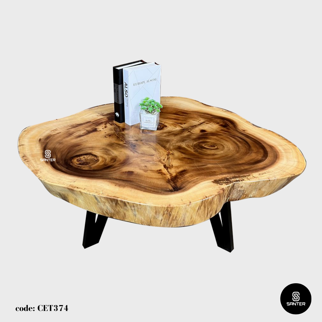 CET374. Raintree Solid Wood Coffee Table / Sofa Table