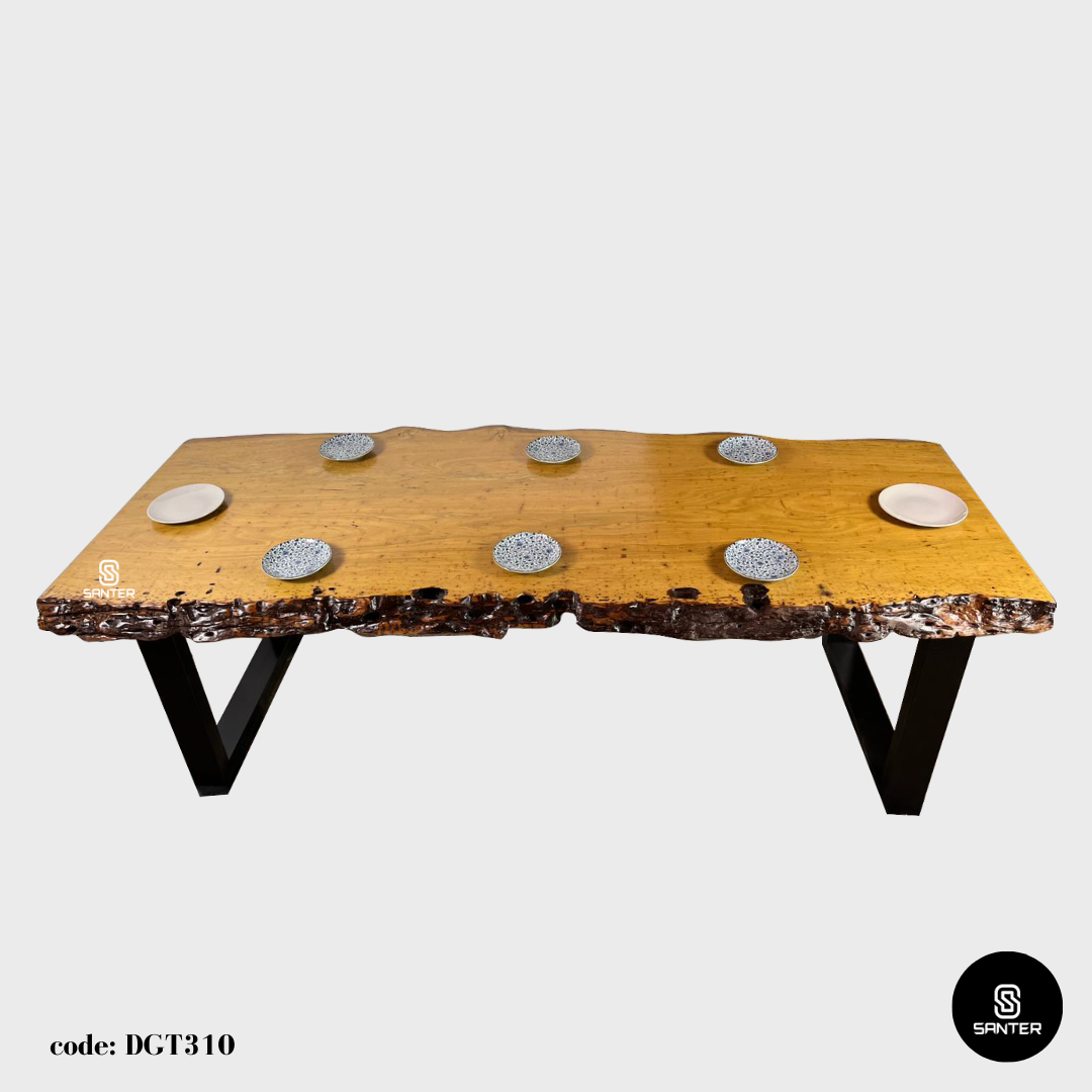 DGT310. Chengal Emas Solid Wood Dining Table / Conference Table (8 to 10 seater)