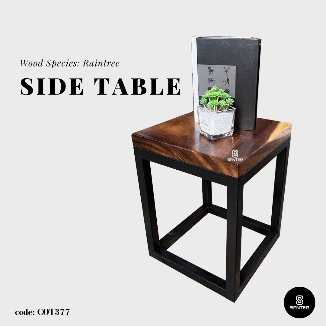 COT377. Raintree Solid Wood Stool/ Chair/ Side Table/ Wooden Pedestal/ Bar Stool/ Counter Stool/ Dining Stool