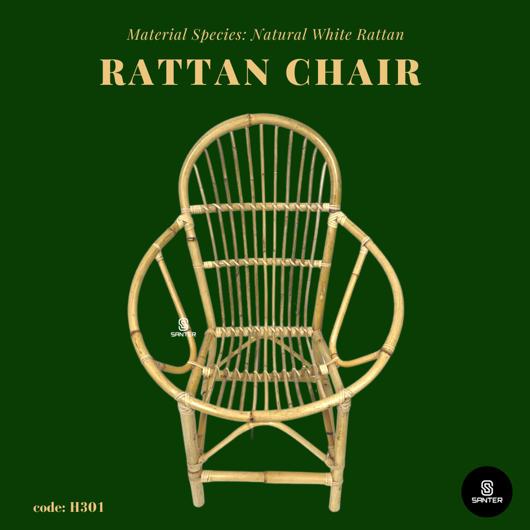 H301. Natural Rattan Chair
