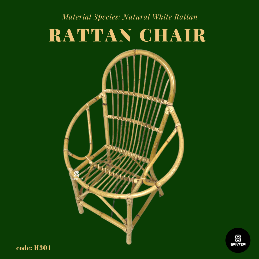 H301. Natural Rattan Chair