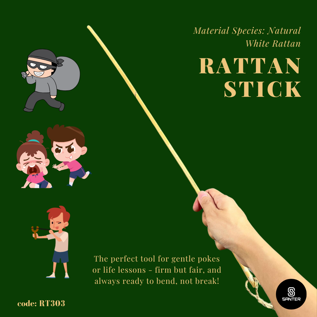 RT303. Natural White Rattan Stick / Rotan / Rattan Cane