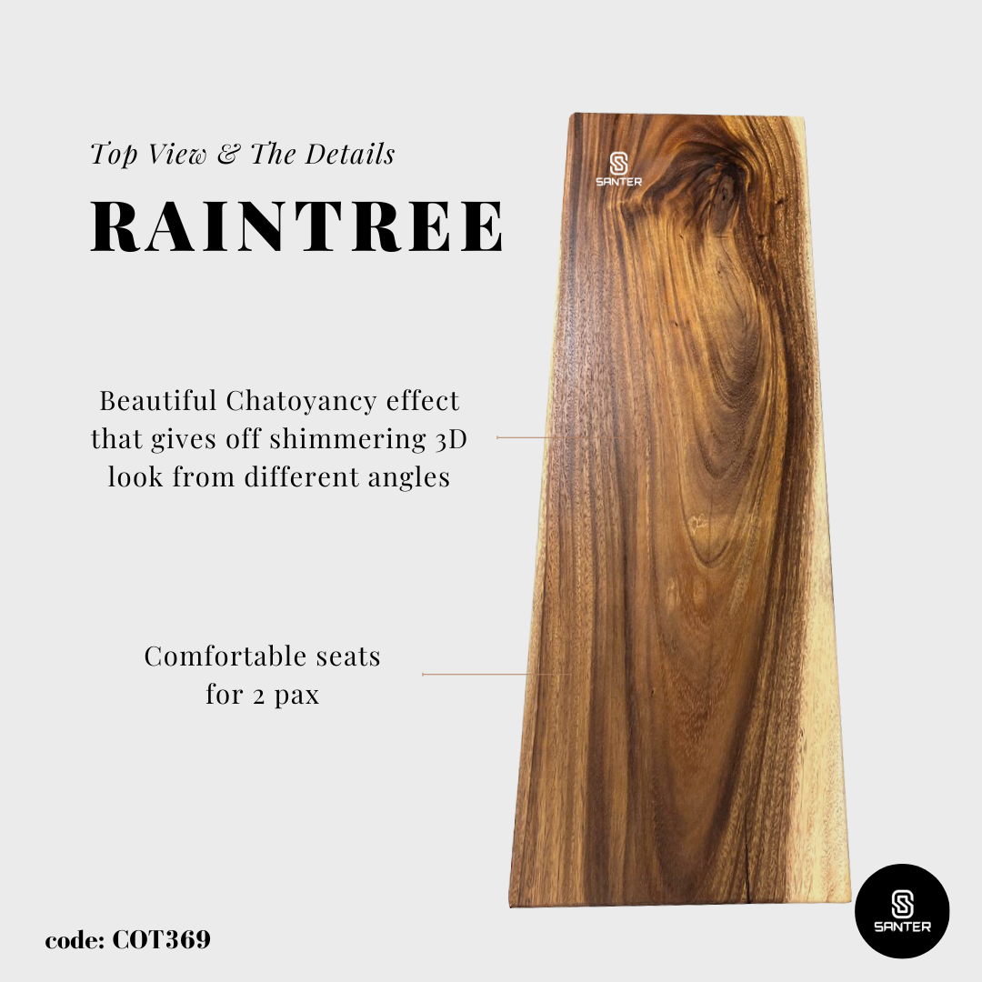 COT369. Raintree Solid Wood Shoe Rack Bench