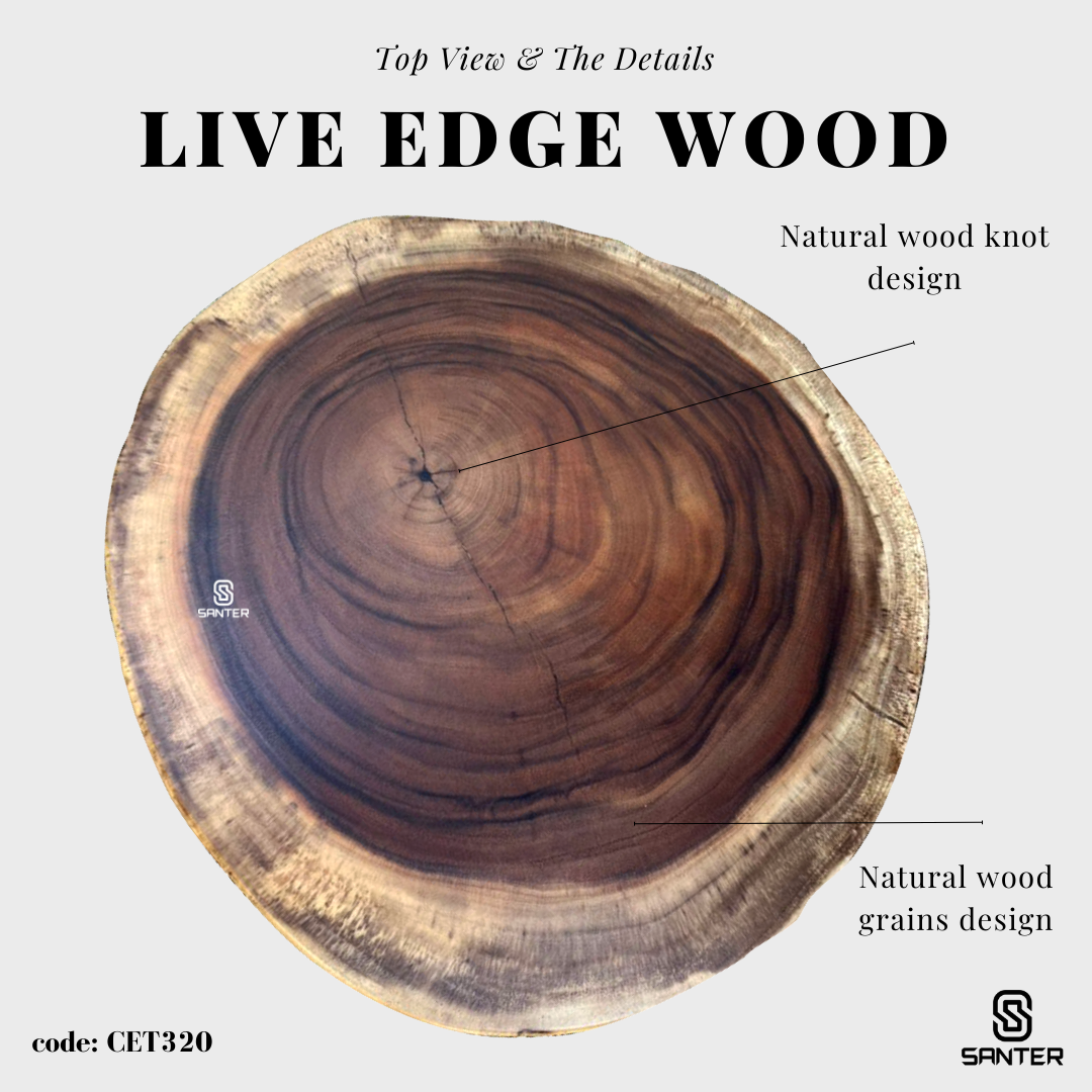 CET320. Raintree Solid Wood Coffee Table / Sofa Table / Side Table