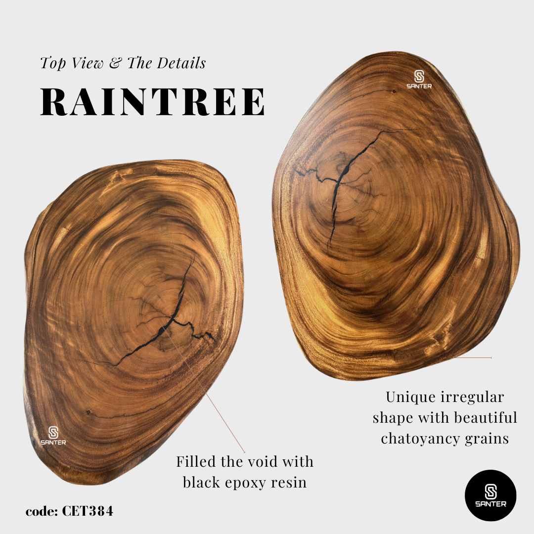 CET384. Raintree Solid Wood Coffee Table / Sofa Table