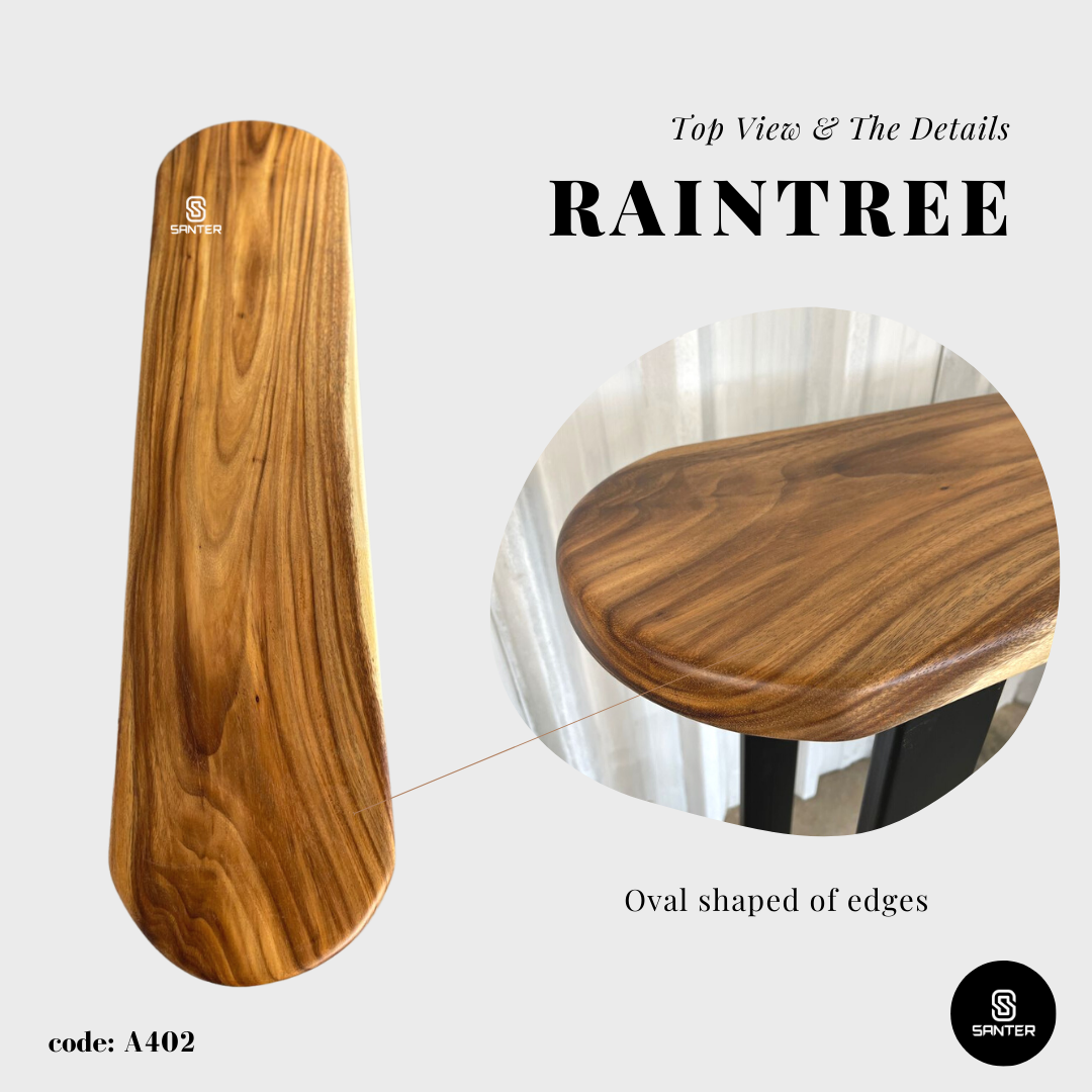 A402. Raintree Solid Wood Console Table