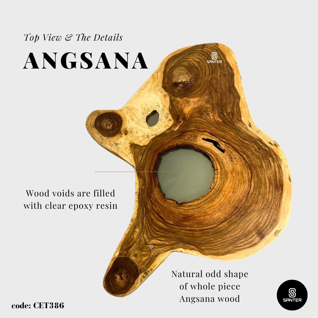 CET386. Angsana Solid Wood Tea Table / Coffee Table