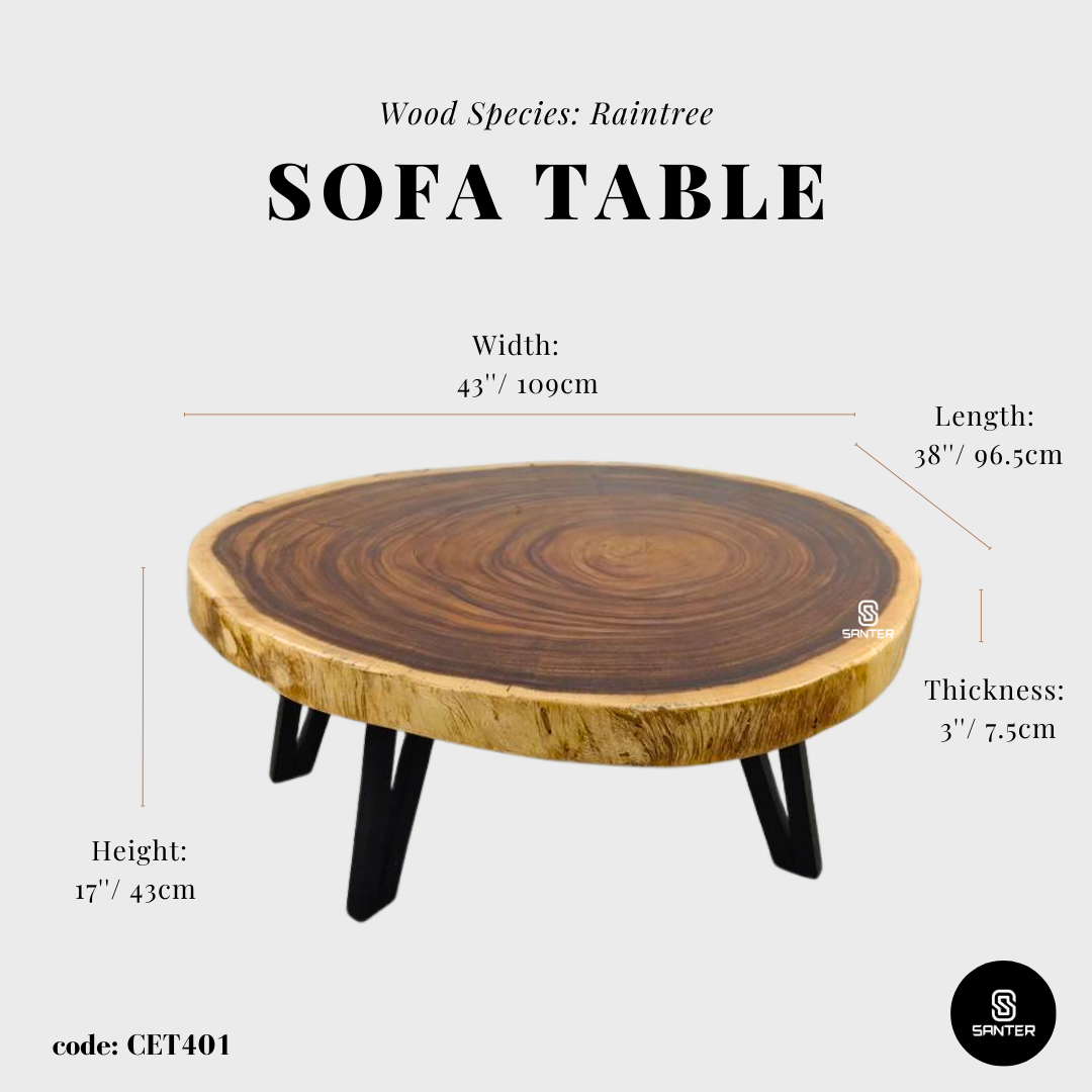 CET401. Raintree Solid Wood Coffee Table/ Sofa Table/ Tatami Table/ Tea Table/ Wooden Table