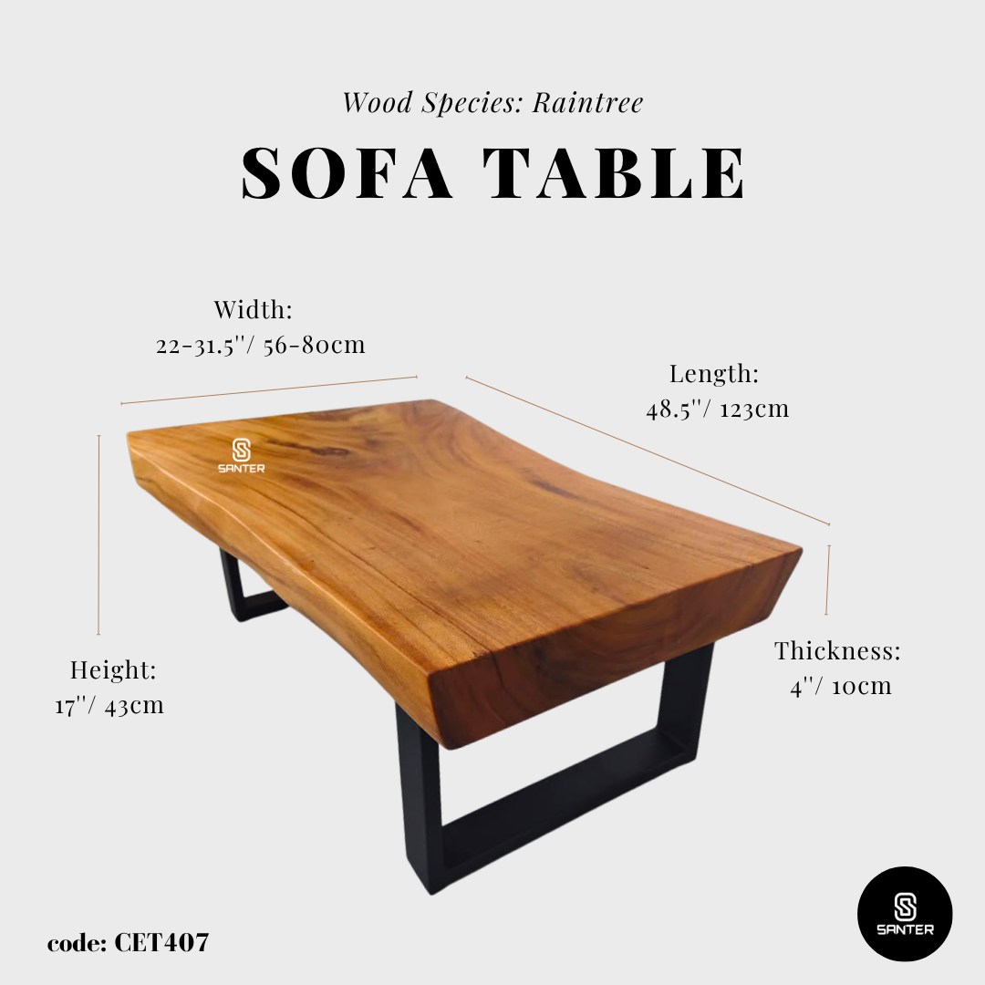 CET407. Raintree Solid Wood Coffee Table/ Sofa Table/ Tea Table/ Tatami Table/ Wooden Table