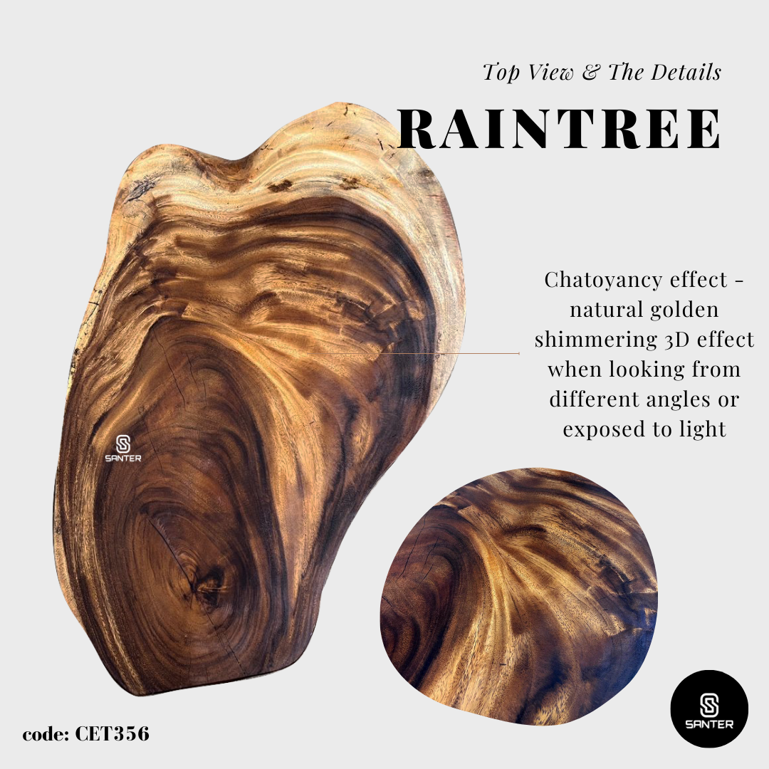 CET356. Raintree Solid Wood Coffee Table / Sofa Table