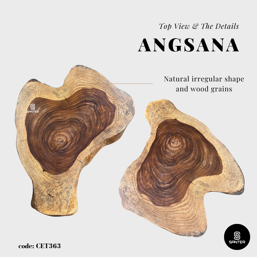 CET363. Angsana Solid Wood Coffee Table/ Sofa Table