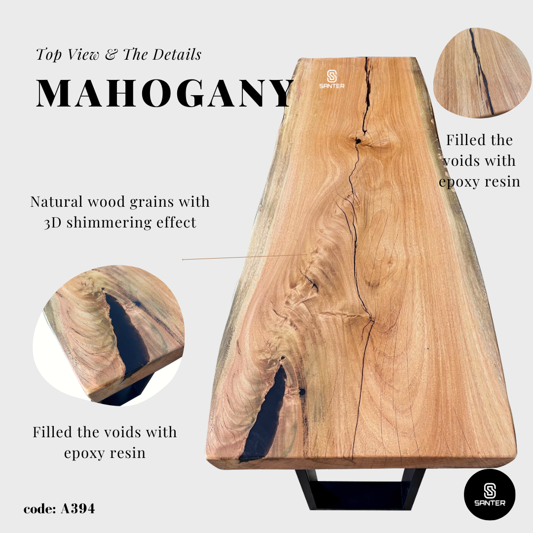 A394. Mahogany (Khaya) Solid Wood Console Table