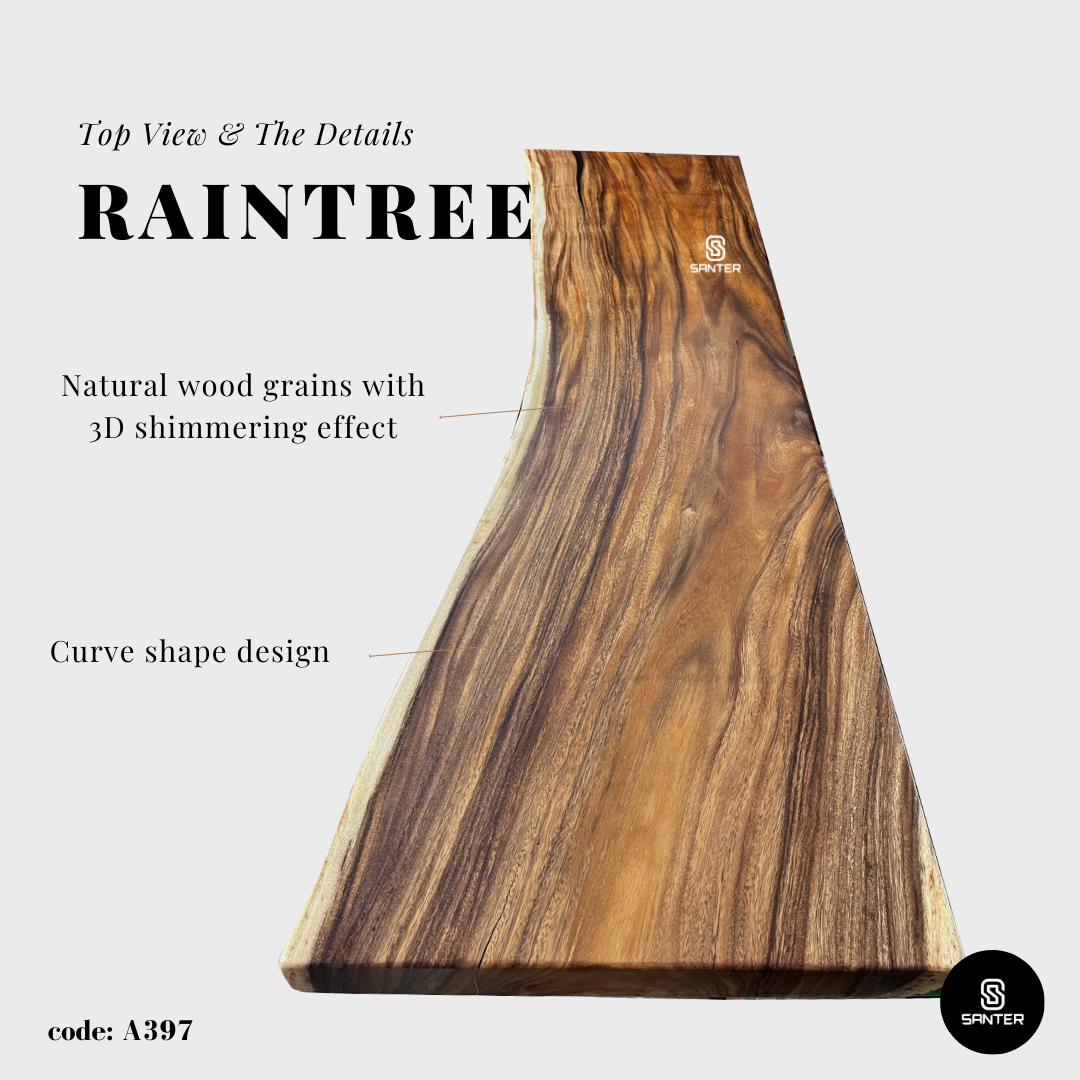 A397. Raintree Solid Wood Bar Table / Console Table