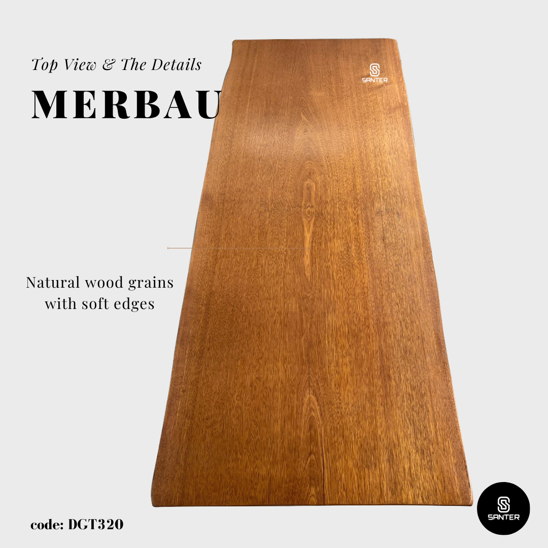 DGT320. Merbau Solid Wood Dining Table / Meeting Table / Tea Table (8 to 10 seater)