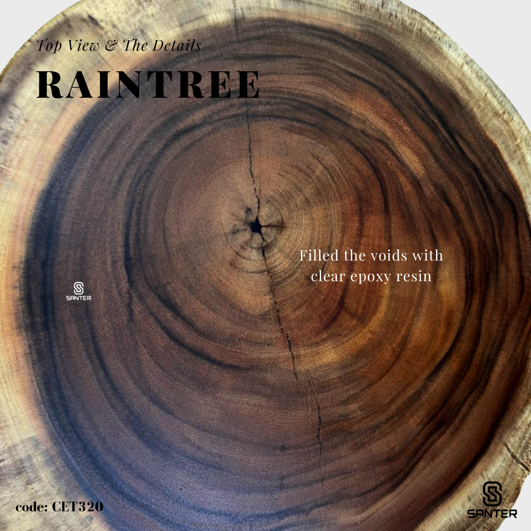 CET320. Raintree Solid Wood Coffee Table / Sofa Table / Side Table