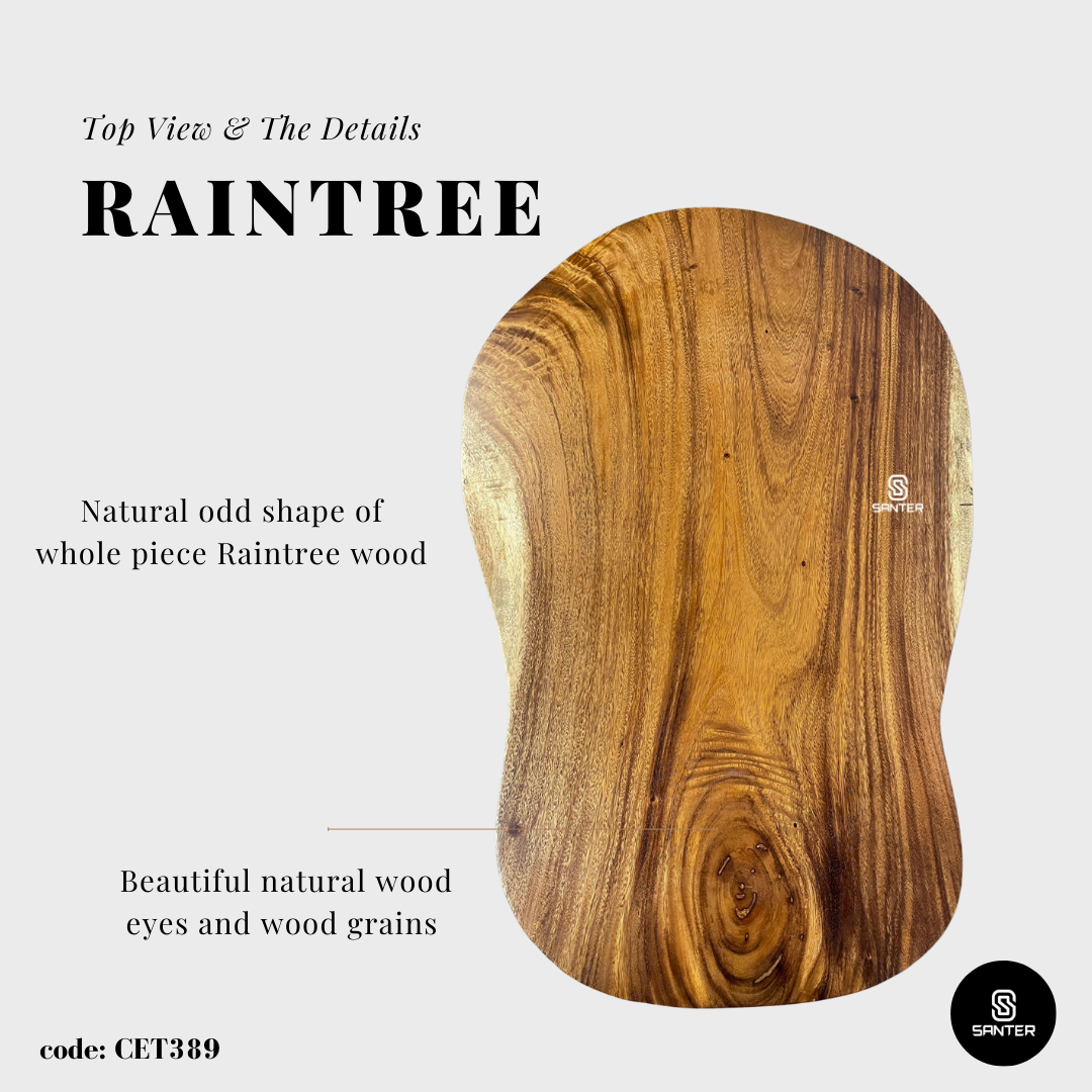 CET389. Raintree Solid Wood Coffee Table / Sofa Table