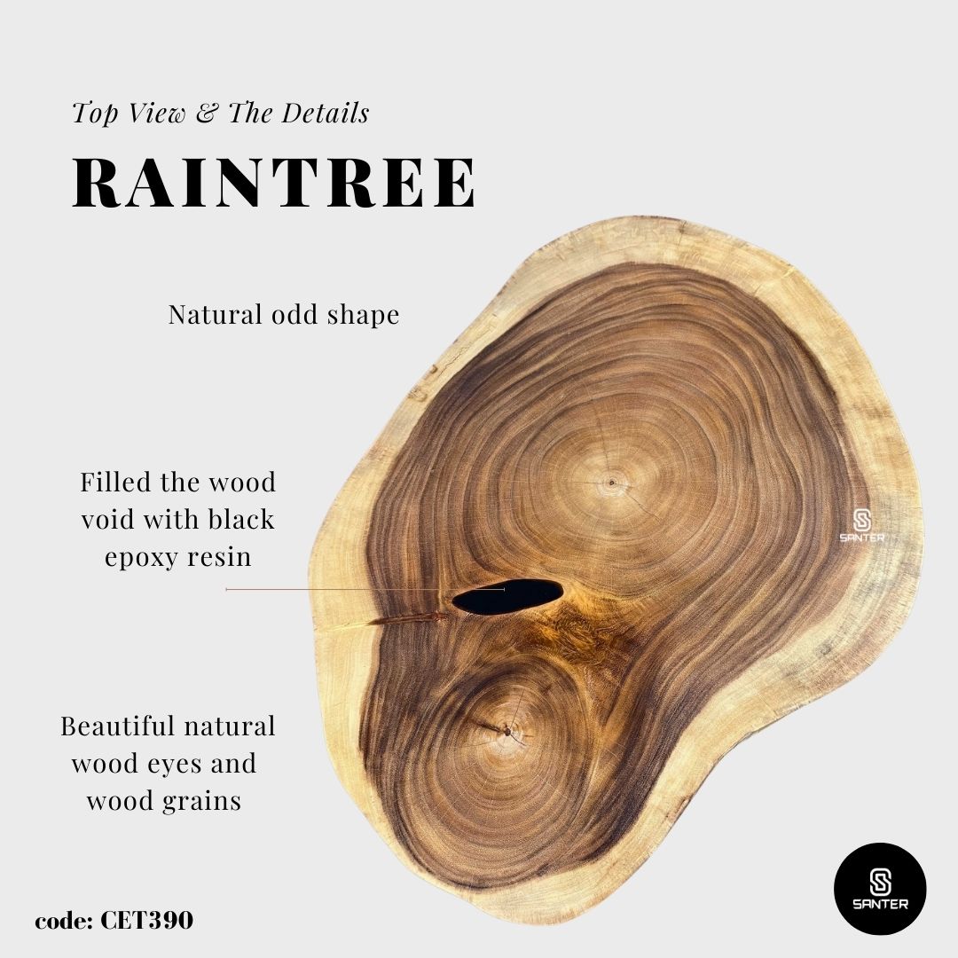 CET390. Raintree Solid Wood Coffee Table / Sofa Table