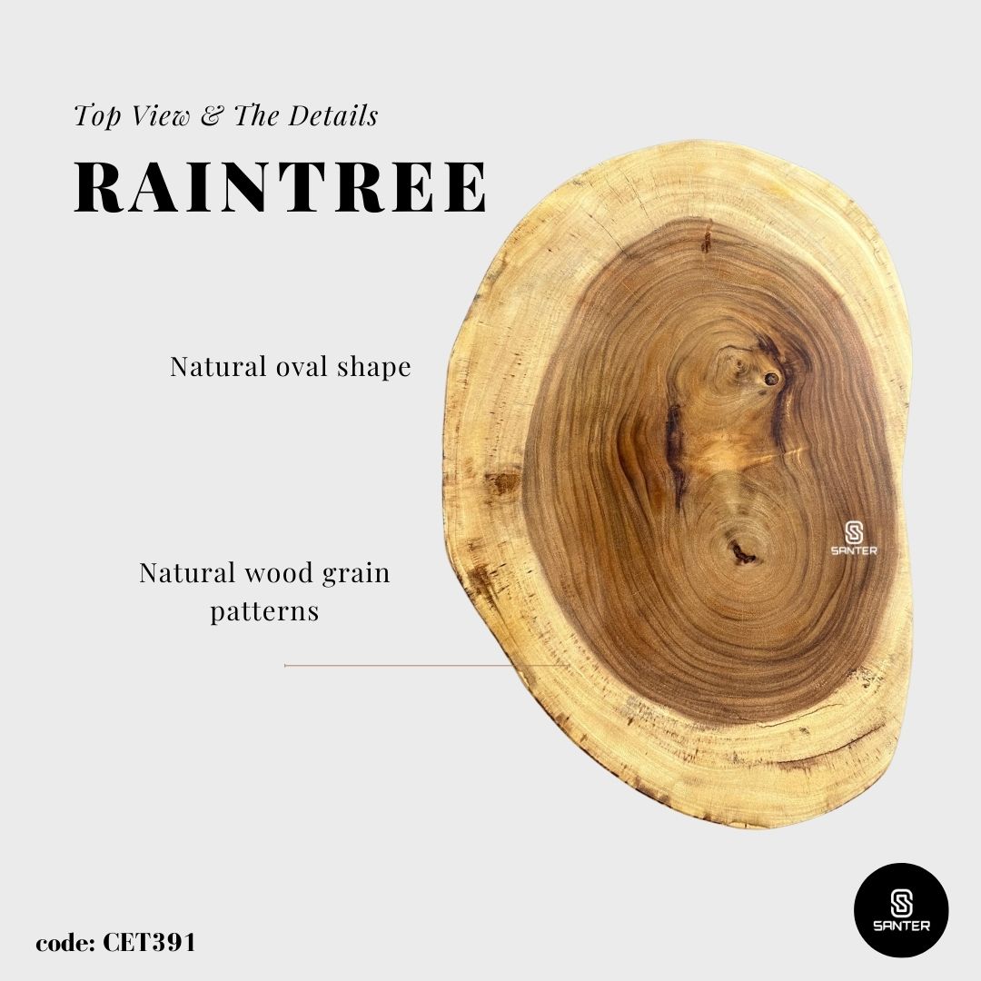 CET391. Raintree Solid Wood Coffee Table / Sofa Table