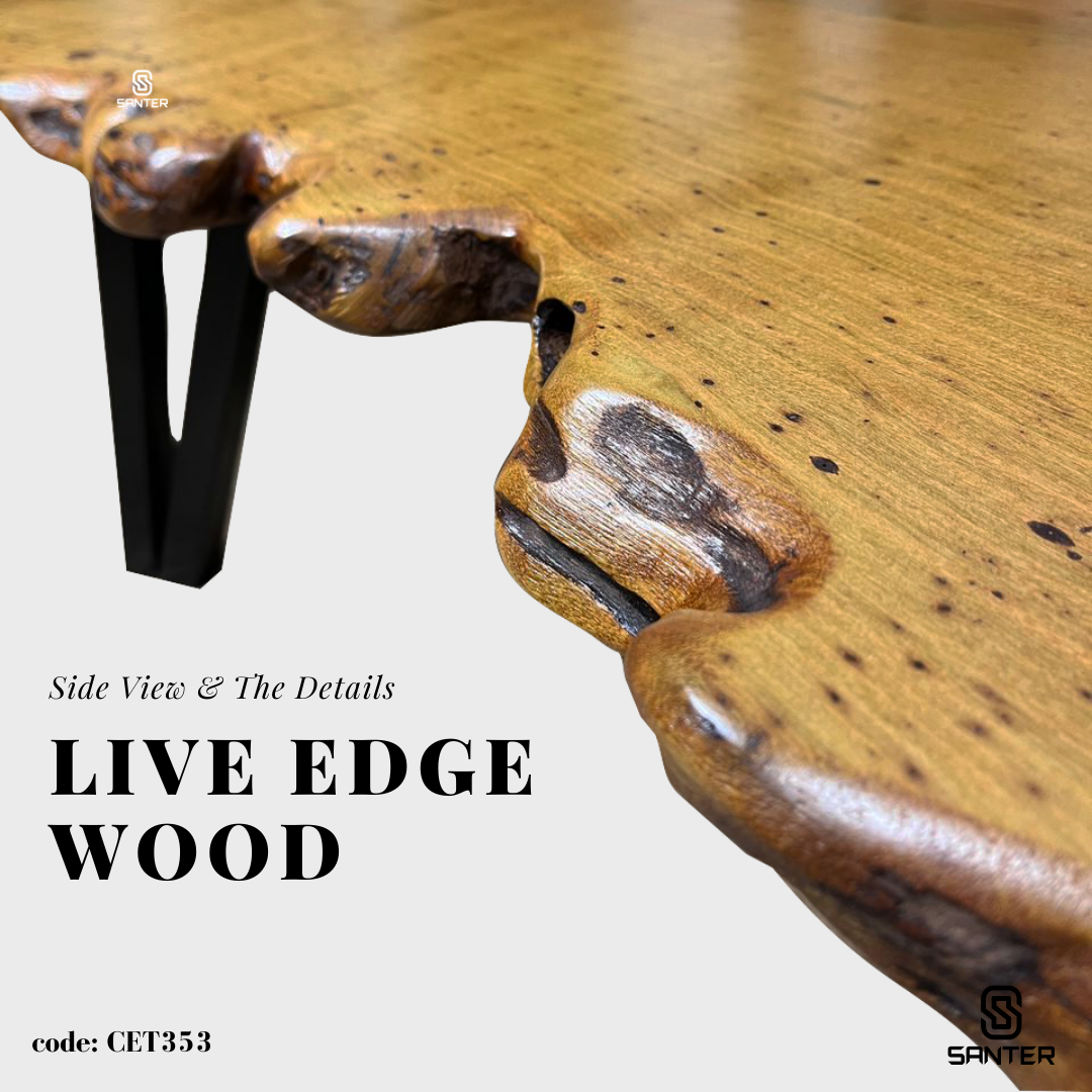 CET353. Chengal Emas Wood Coffee Table / Tatami Table