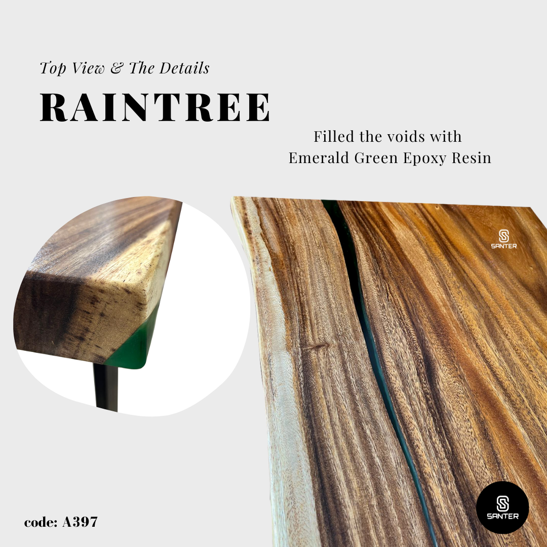 A397. Raintree Solid Wood Bar Table / Console Table