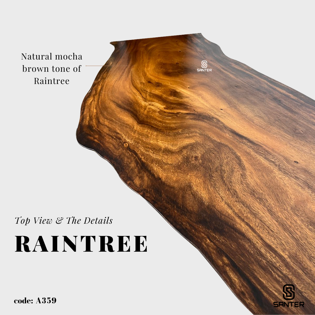 A359. Raintree Solid Wood Office Table / Study Table