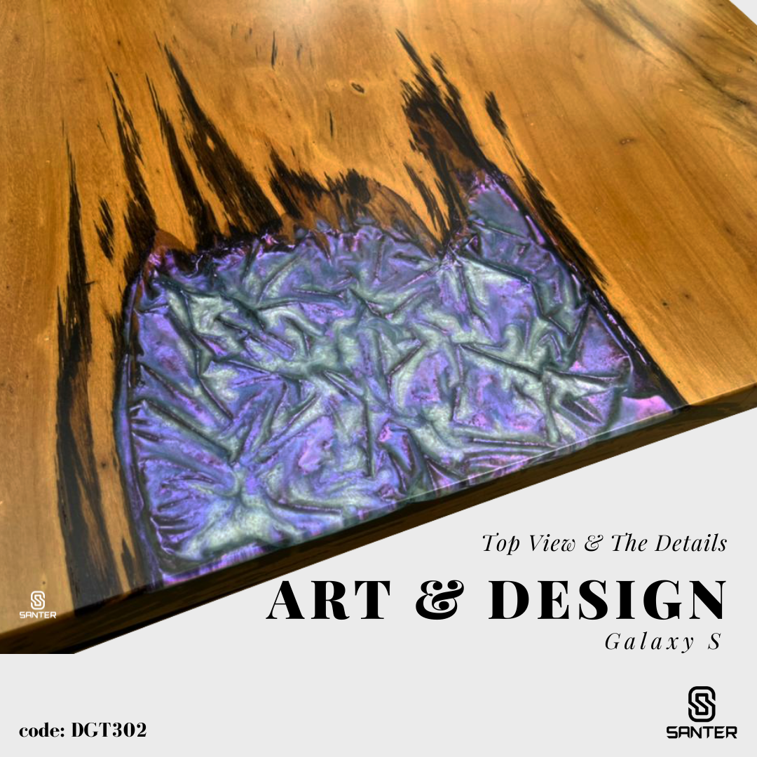 DGT302. Chengal Emas Solid Wood Dining Table / Office Table (6 to 8 seater)