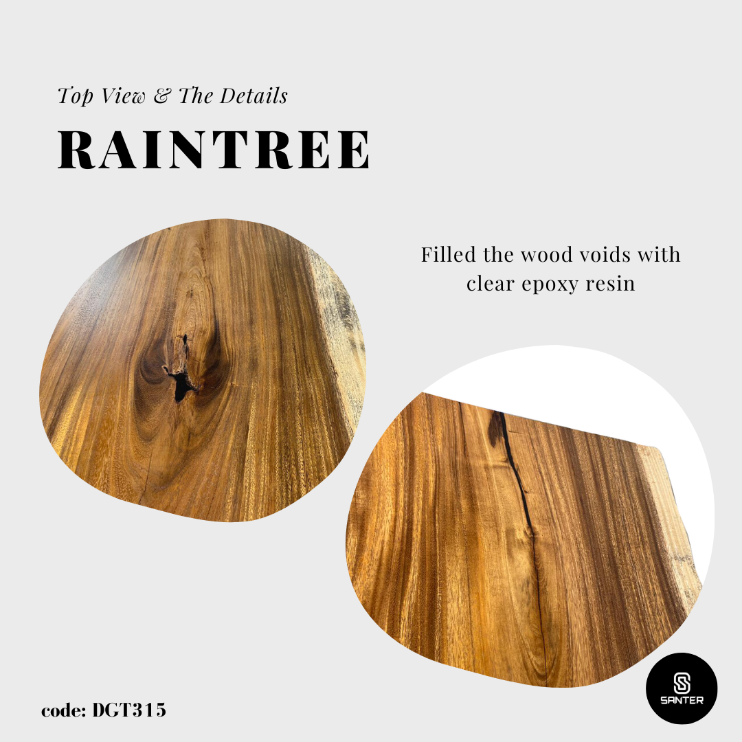 DGT315. Raintree Solid Wood Dining Table/ Meeting Table (6 to 8 seater)