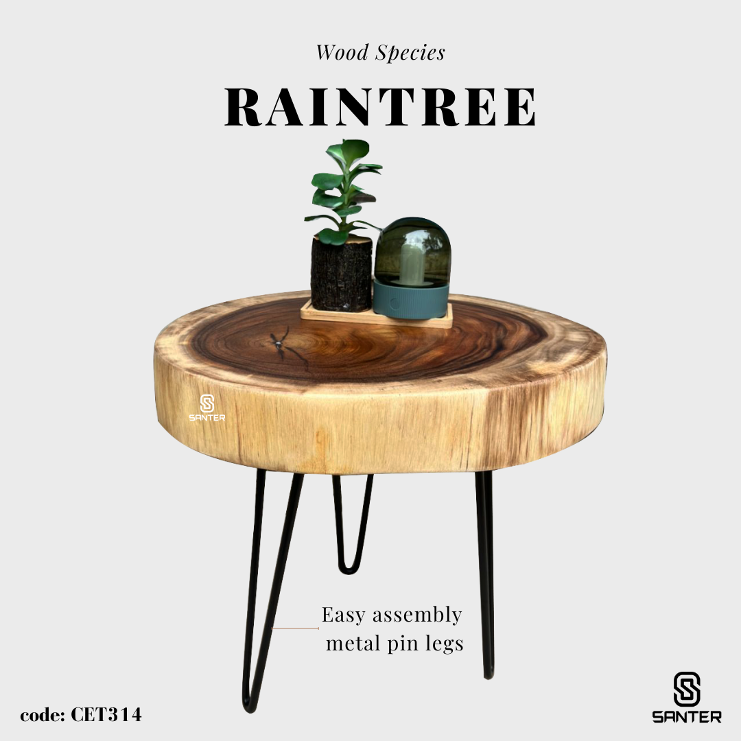 CET314. Raintree Solid Wood Coffee Table