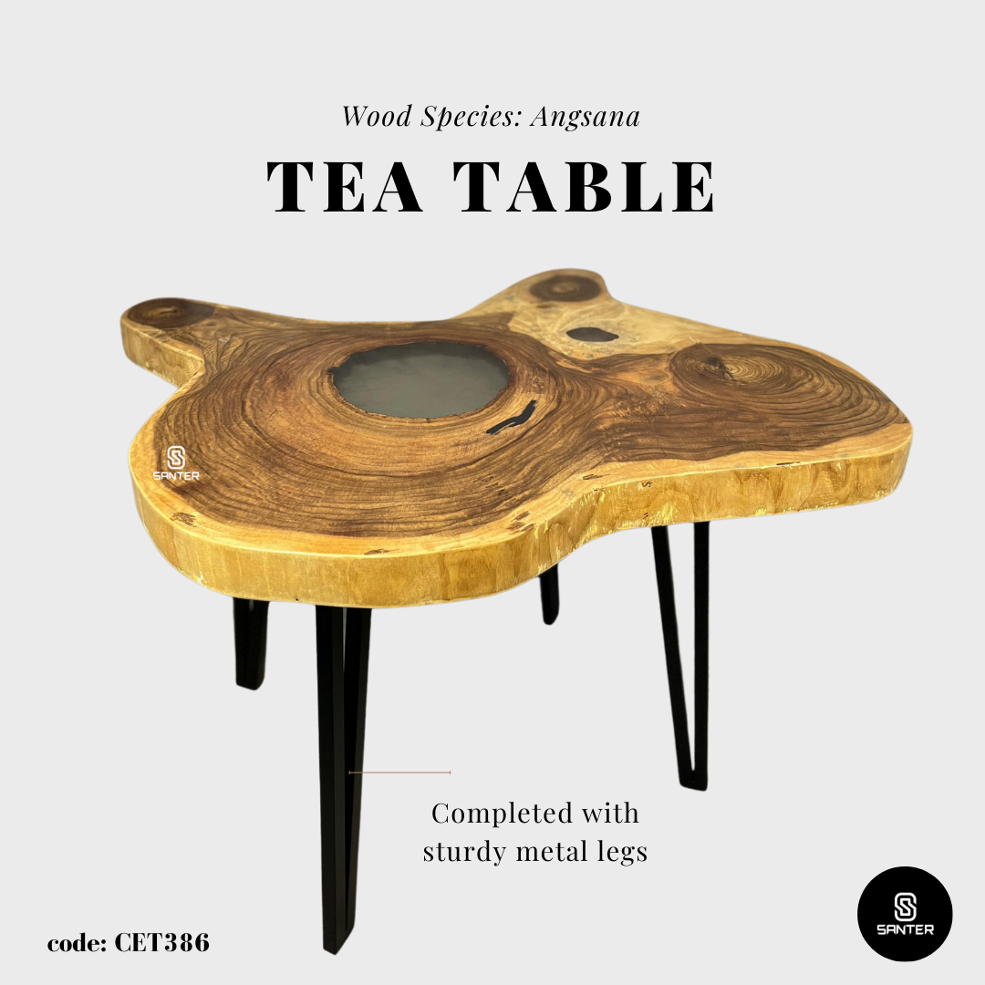 CET386. Angsana Solid Wood Tea Table / Coffee Table