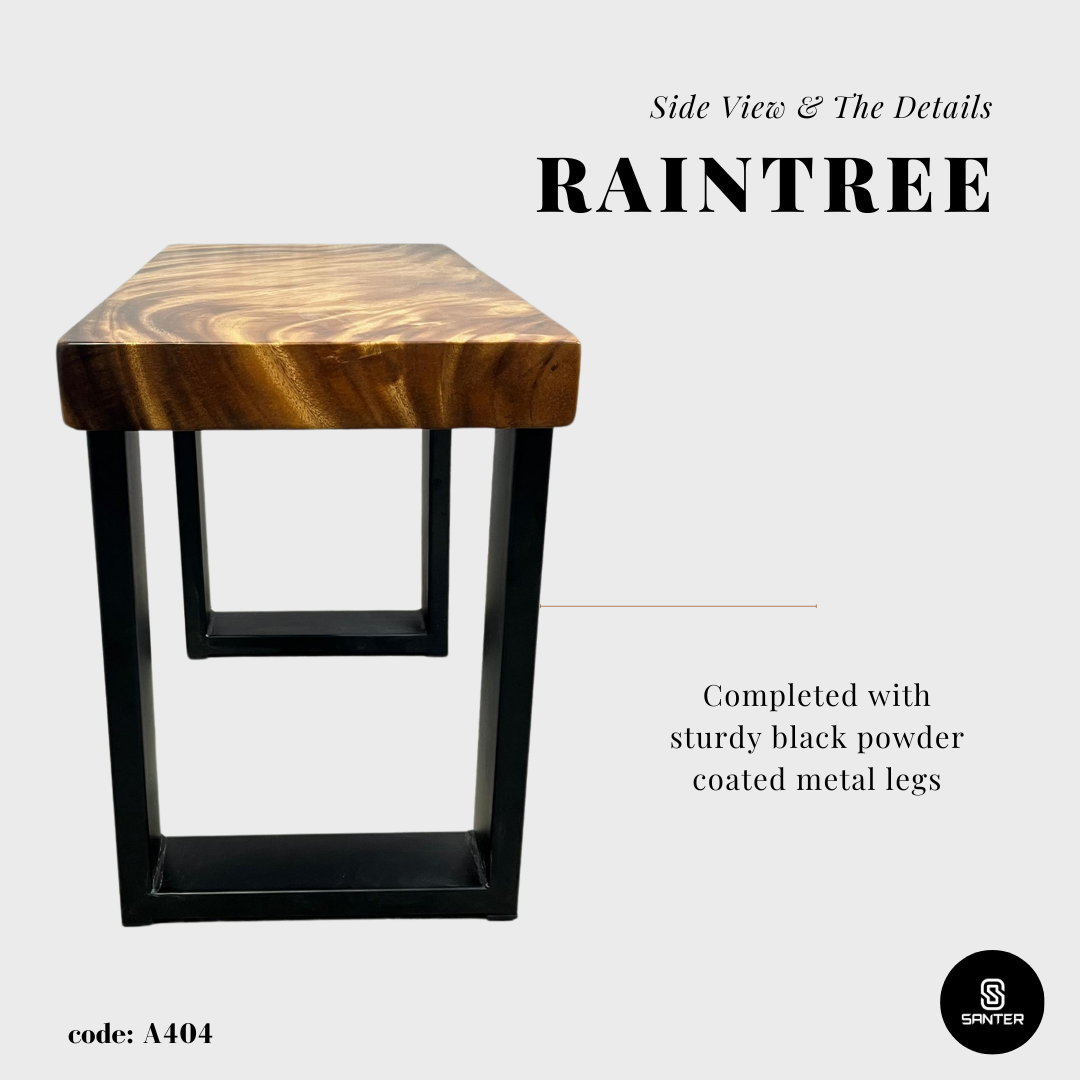 A404. Raintree Solid Wood Wooden Bench / Wooden Stool