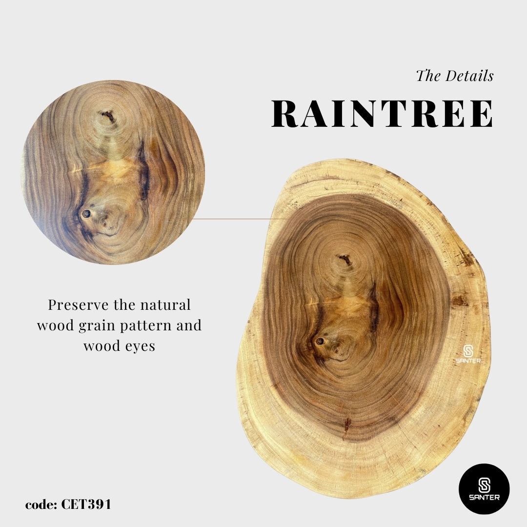 CET391. Raintree Solid Wood Coffee Table / Sofa Table