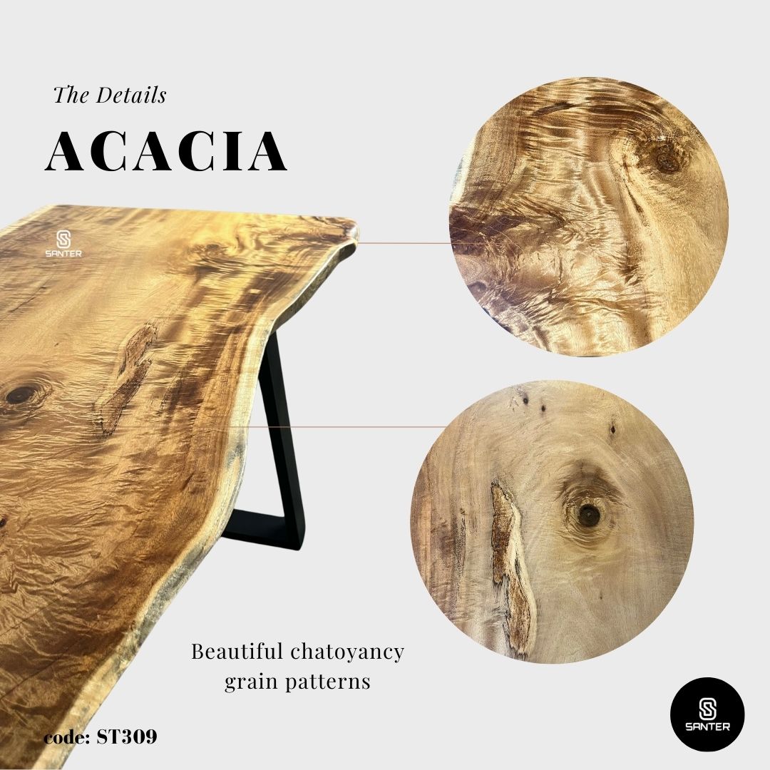 ST309. Acacia Solid Wood Office Table/ Study Table/ Tea Table/ Mini Dining Table / Working Desk