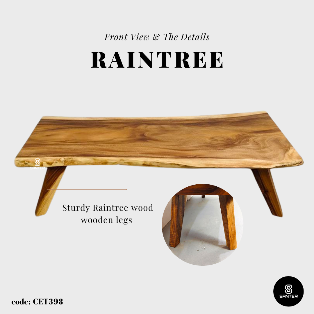 CET398. Raintree Solid Wood Coffee Table/ Sofa Table/ Tatami Table/ Tea Table/ Wooden Table