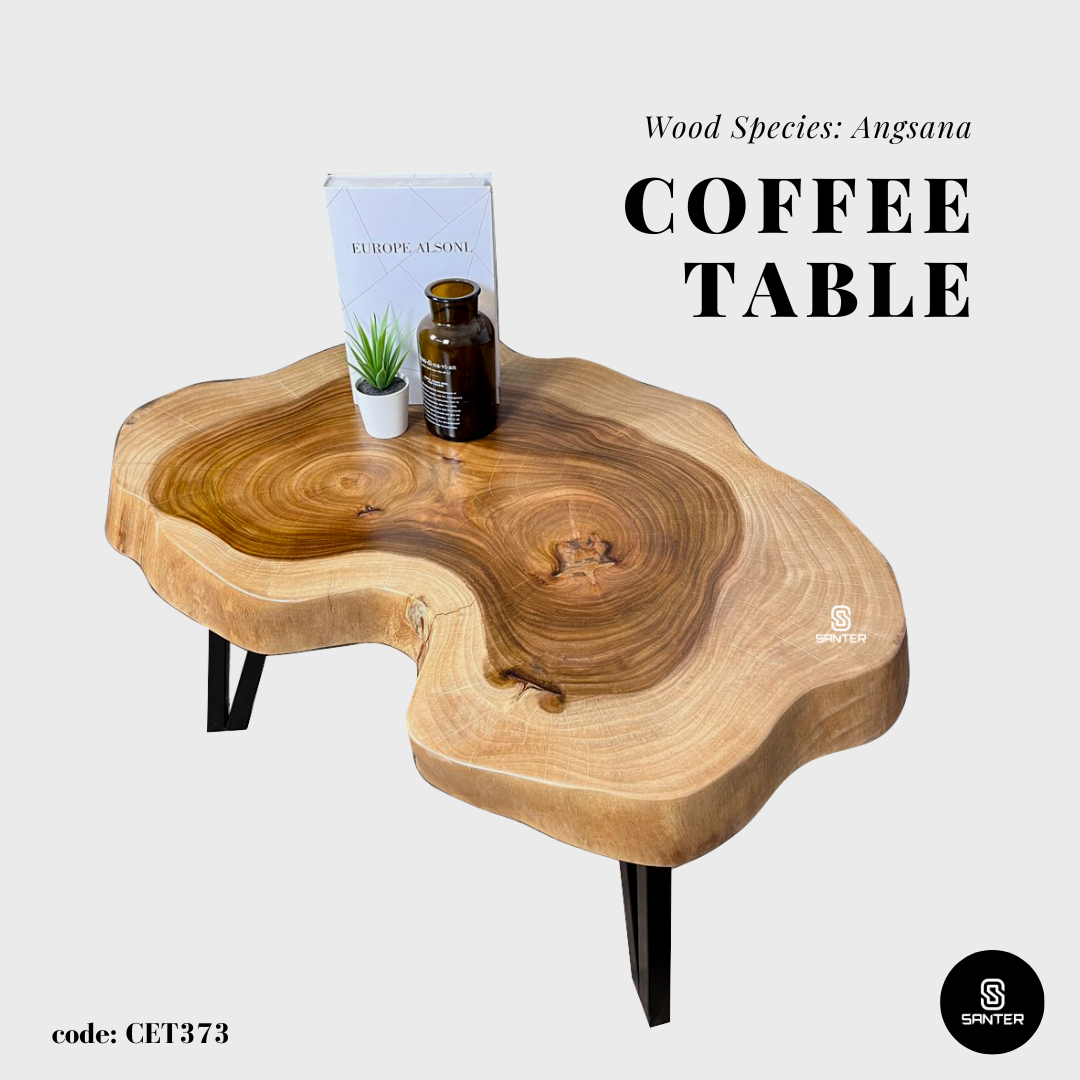 CET373. Angsana Solid Wood Coffee Table/ Sofa Table