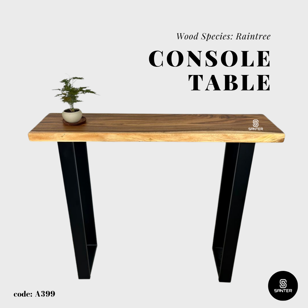A399. Raintree Solid Wood Bar Table / Console Table