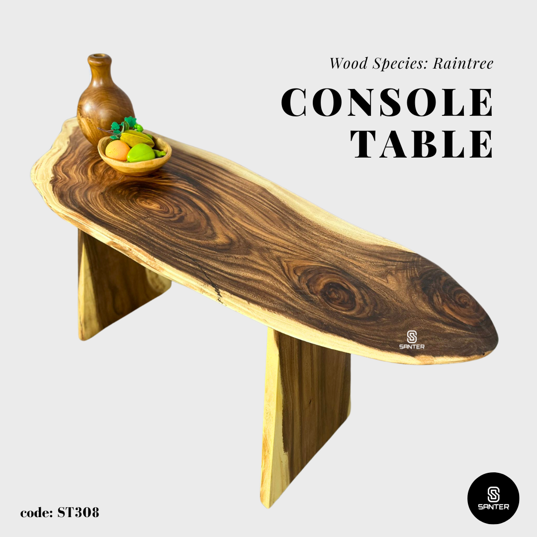ST308. Raintree Solid Wood Study Table / Console Table / Office Table